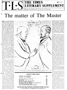 Tls Journal The Archive | TLS | More than 100 years of TLS reviews