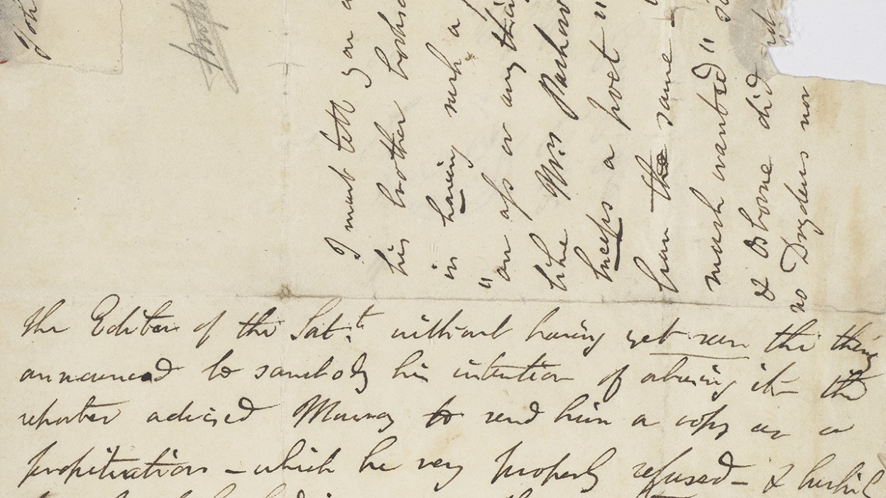 Letters to Byron’s Cambridge friends, published for the first time ...